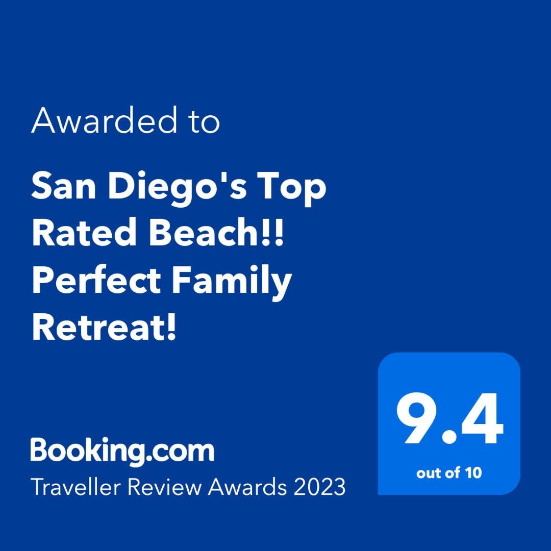 Highly Rated Best Beach! 3Bd 2Ba Ac Luxury King Beds! サンディエゴ エクステリア 写真